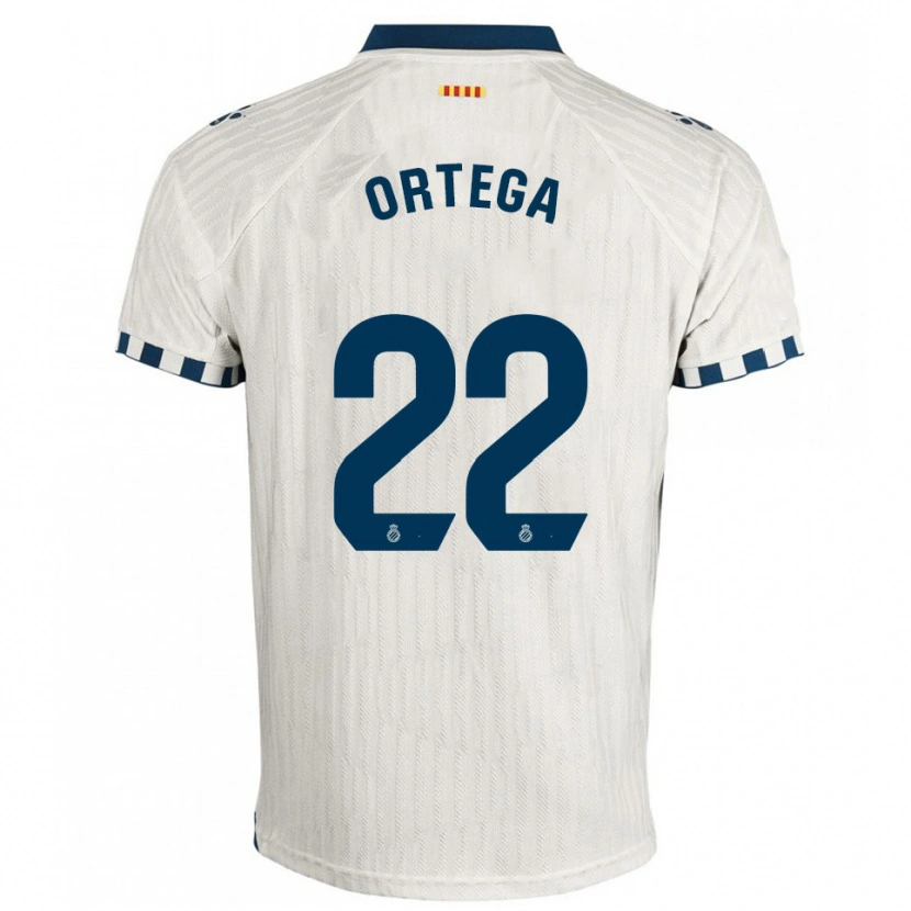 Danxen Barn Ricard Ortega #22 Hvit Blå Bortetrøye Drakt Trøye 2025/26 Skjorter T-Skjorte