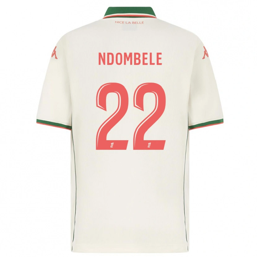 Danxen Barn Tanguy Ndombélé #22 Hvit Grønn Bortetrøye Drakt Trøye 2025/26 Skjorter T-Skjorte