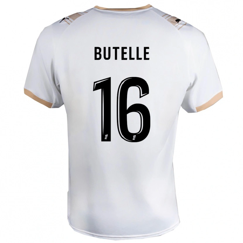 Danxen Barn Ludovic Butelle #16 Hvit Svart Bortetrøye Drakt Trøye 2025/26 Skjorter T-Skjorte