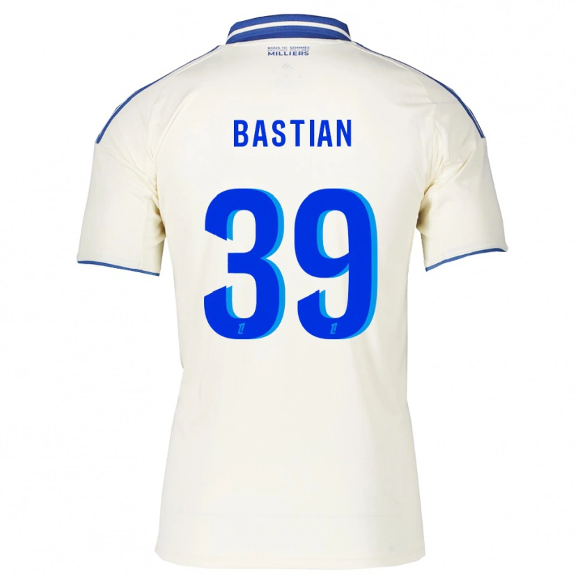 Danxen Barn Maxime Bastian #39 Champagne Blå Bortetrøye Drakt Trøye 2025/26 Skjorter T-Skjorte
