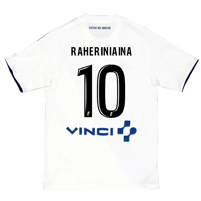 Danxen Barn El Hadary Raheriniaina #10 Hvit Blå Bortetrøye Drakt Trøye 2025/26 Skjorter T-Skjorte