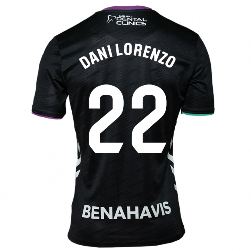 Danxen Barn Dani Lorenzo #22 Svart Lilla Grønn Bortetrøye Drakt Trøye 2025/26 Skjorter T-Skjorte