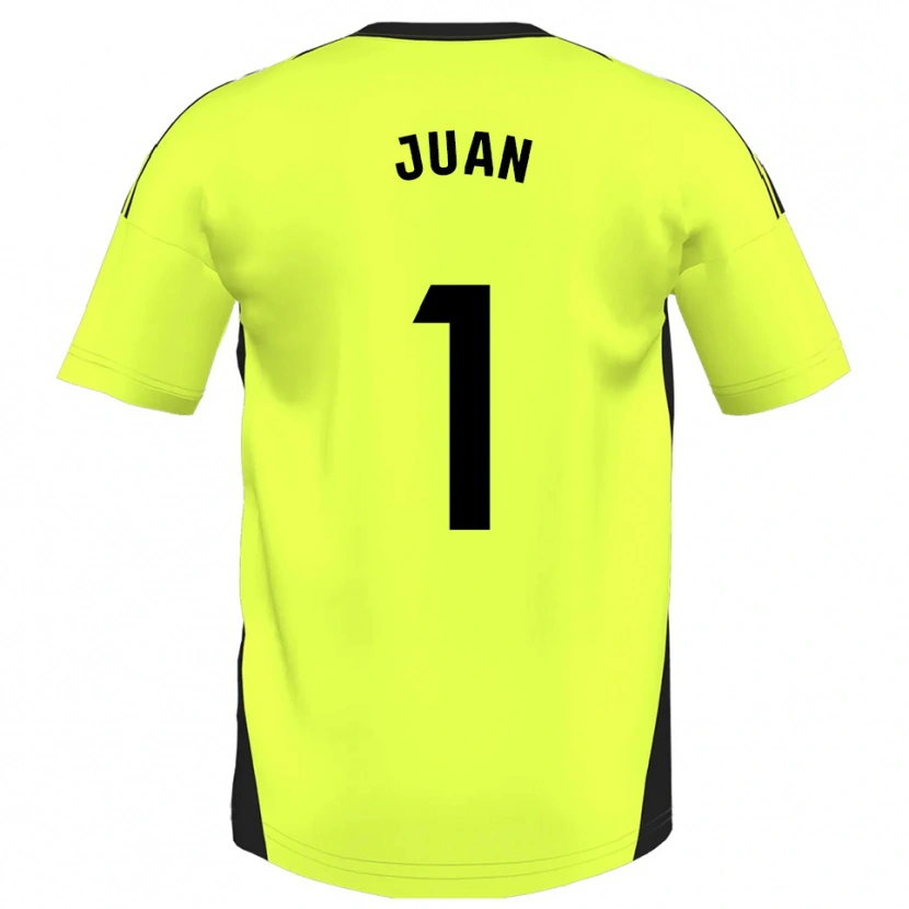 Danxen Barn Ramón Juan #1 Fluorescerende Gul Bortetrøye Drakt Trøye 2025/26 Skjorter T-Skjorte