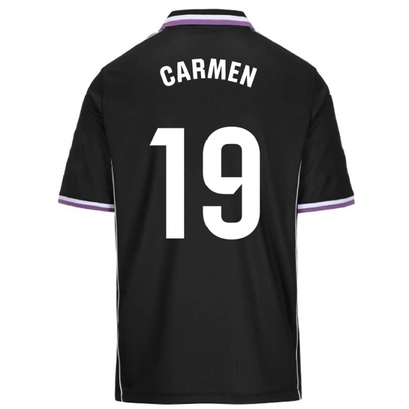 Danxen Barn Carmen García Morquecho #19 Lilla Svart Bortetrøye Drakt Trøye 2025/26 Skjorter T-Skjorte
