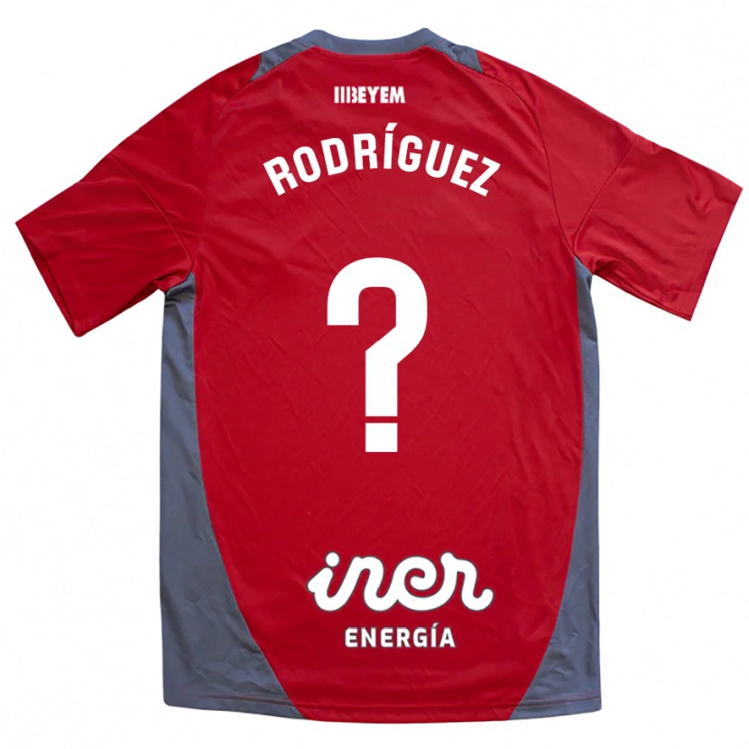 Danxen Barn Diego Rodríguez #0 Rød Grå Bortetrøye Drakt Trøye 2025/26 Skjorter T-Skjorte