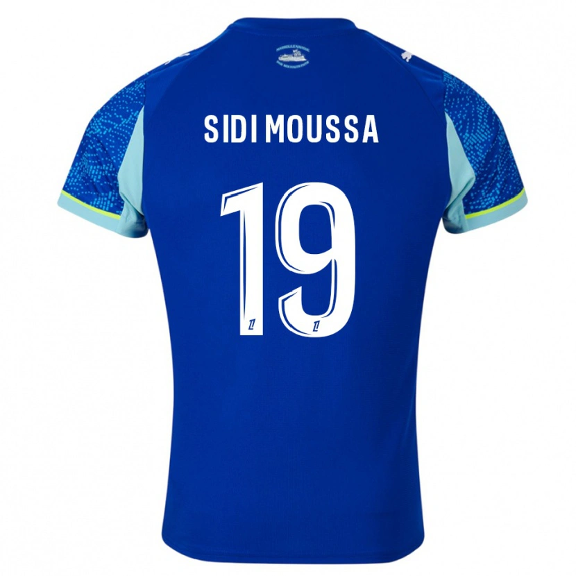 Danxen Barn Salima Sidi Moussa #19 Lyseblå Hvit Tredje Sett Drakt Trøye 2025/26 Skjorter T-Skjorte