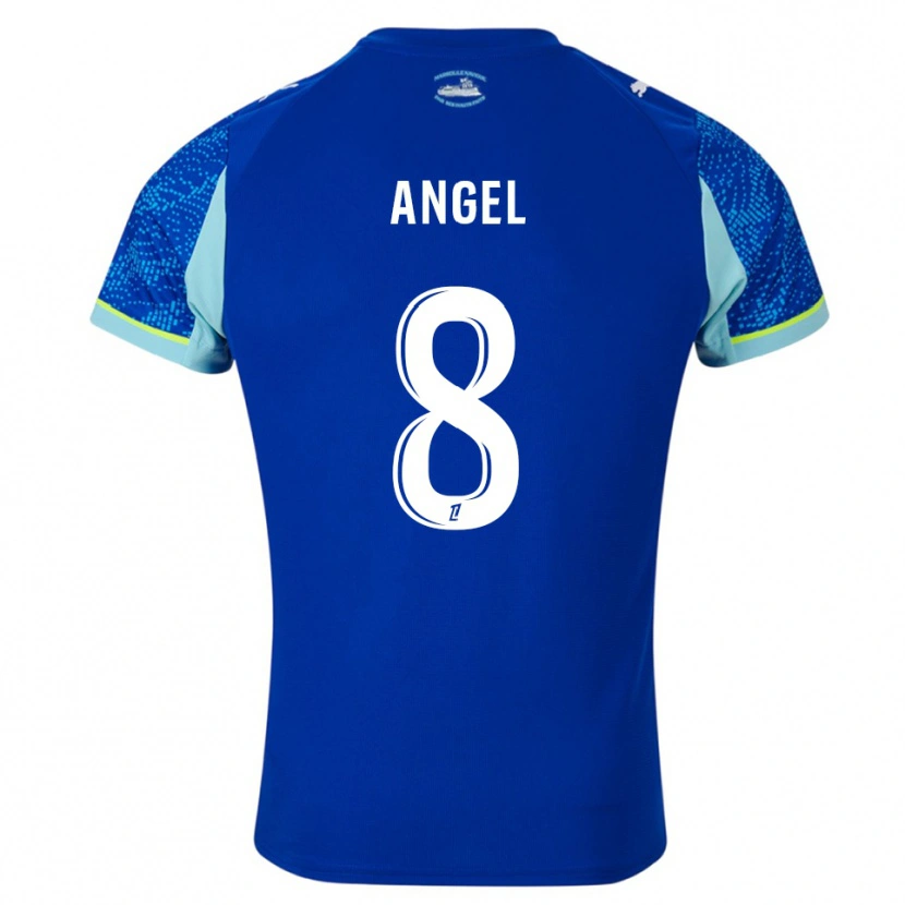 Danxen Barn Angel Gomes #8 Lyseblå Hvit Tredje Sett Drakt Trøye 2025/26 Skjorter T-Skjorte