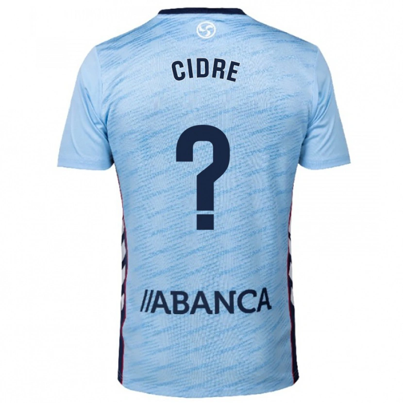 Danxen Mann Xavier Cidre #0 Lyseblå Rød Hjemmetrøye Drakt Trøye 2025/26 Skjorter T-Skjorte