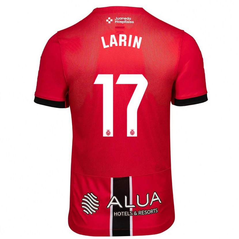 Danxen Mann Cyle Larin #17 Rød Svart Hjemmetrøye Drakt Trøye 2025/26 Skjorter T-Skjorte