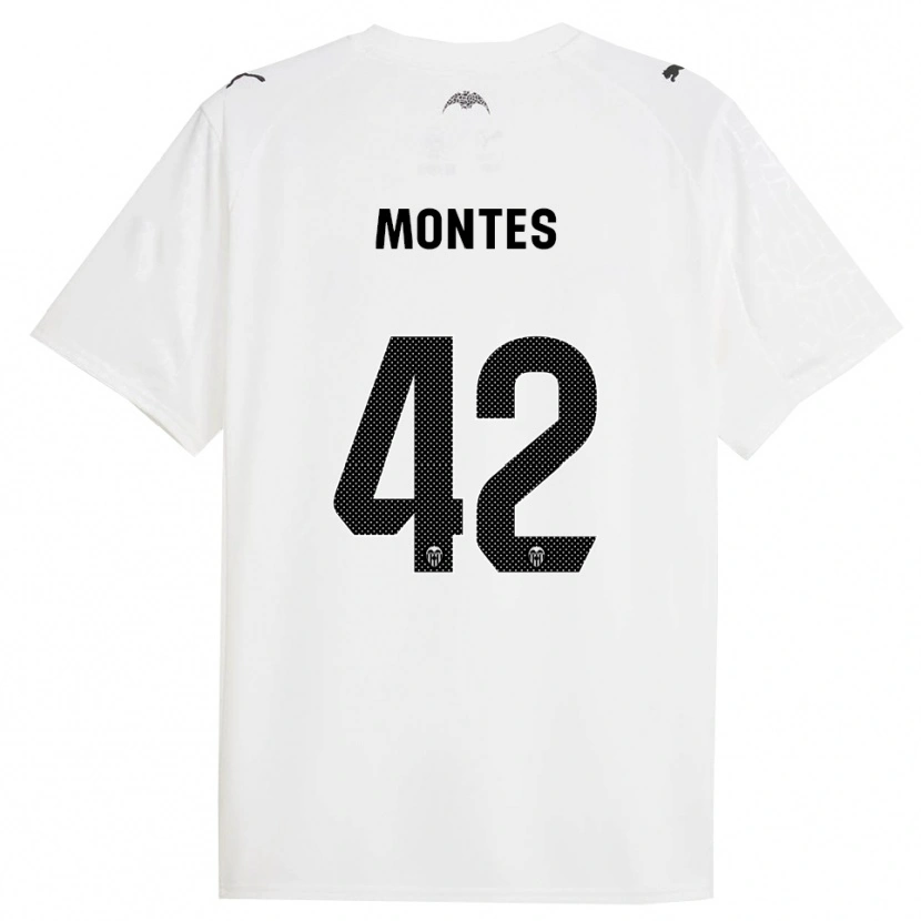 Danxen Mann Jan Montes #42 Hvit Svart Hjemmetrøye Drakt Trøye 2025/26 Skjorter T-Skjorte
