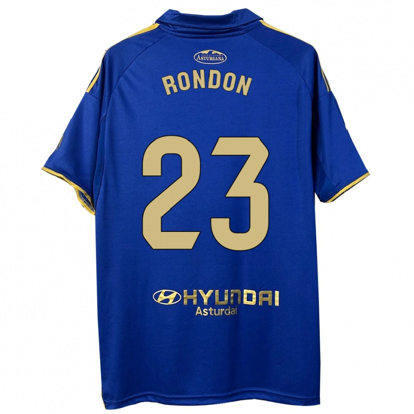 Danxen Mann Salomón Rondón #23 Blå Gull Hjemmetrøye Drakt Trøye 2025/26 Skjorter T-Skjorte