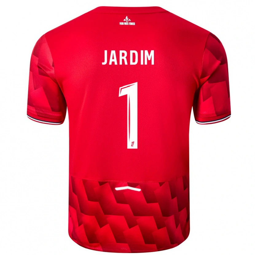 Danxen Mann Leo Jardim #1 Rød Hvit Hjemmetrøye Drakt Trøye 2025/26 Skjorter T-Skjorte
