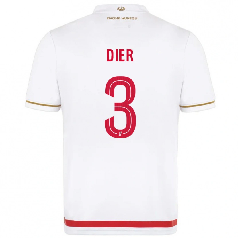 Danxen Mann Eric Dier #3 Rød Hvit Hjemmetrøye Drakt Trøye 2025/26 Skjorter T-Skjorte