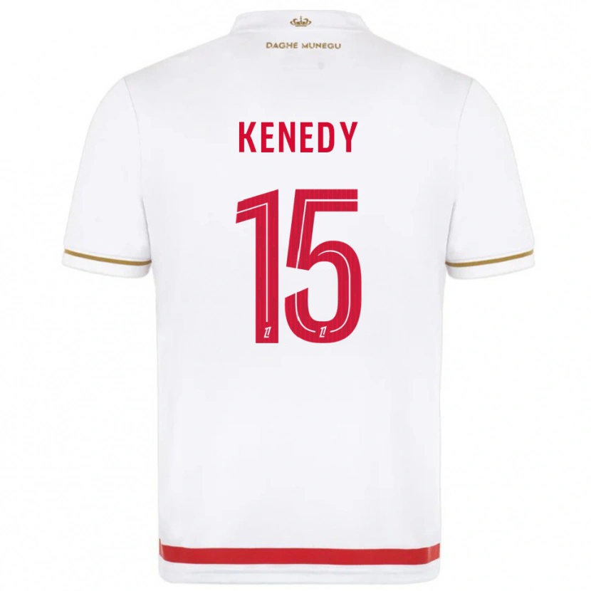 Danxen Mann Kenedy #15 Rød Hvit Hjemmetrøye Drakt Trøye 2025/26 Skjorter T-Skjorte