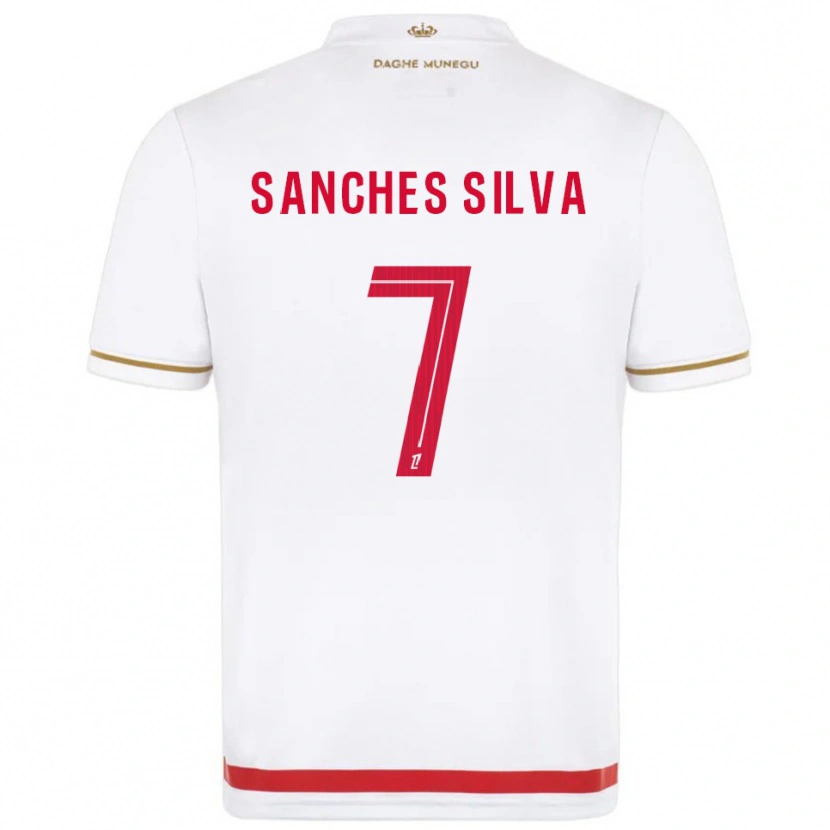 Danxen Mann Jordy Sanches Silva #7 Rød Hvit Hjemmetrøye Drakt Trøye 2025/26 Skjorter T-Skjorte