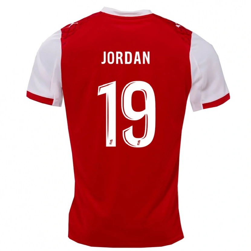 Danxen Mann Jordan #19 Rød Hvit Hjemmetrøye Drakt Trøye 2025/26 Skjorter T-Skjorte