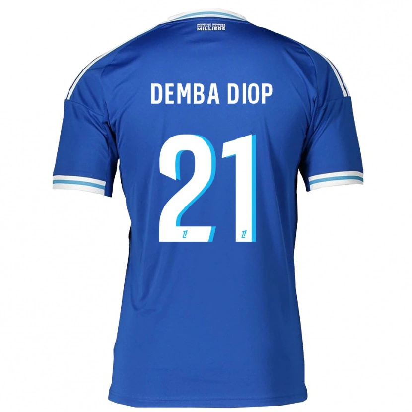 Danxen Mann Pape Demba Diop #21 Blå Hvit Hjemmetrøye Drakt Trøye 2025/26 Skjorter T-Skjorte