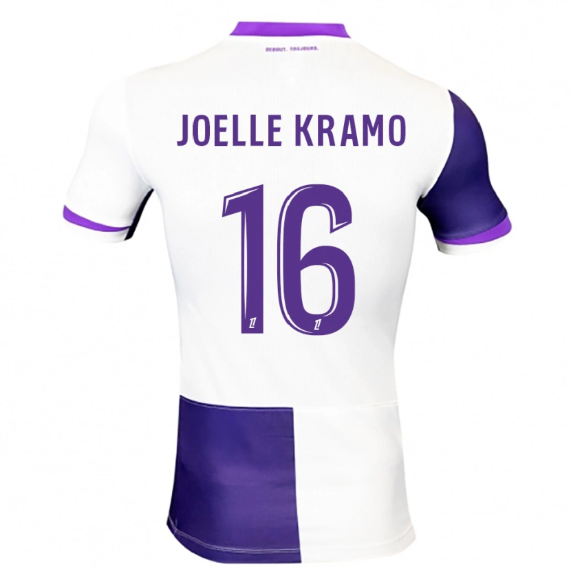 Danxen Mann Marie Joelle Kramo #16 Lilla Hvit Hjemmetrøye Drakt Trøye 2025/26 Skjorter T-Skjorte