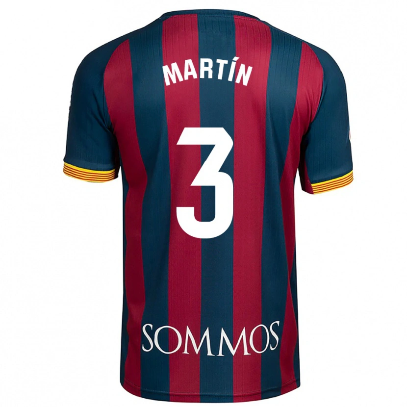Danxen Mann Jordi Martín #3 Marineblå Rød Hjemmetrøye Drakt Trøye 2025/26 Skjorter T-Skjorte