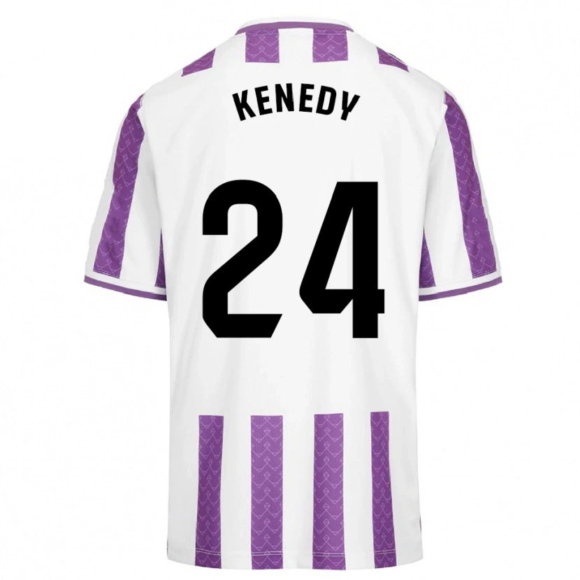 Danxen Mann Kenedy #24 Lilla Hvit Hjemmetrøye Drakt Trøye 2025/26 Skjorter T-Skjorte