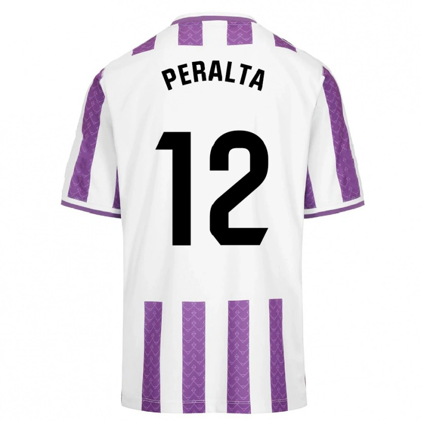 Danxen Mann Fernando Peralta #12 Lilla Hvit Hjemmetrøye Drakt Trøye 2025/26 Skjorter T-Skjorte