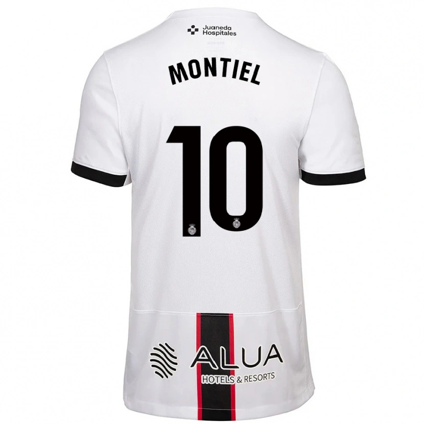 Danxen Mann Luis Montiel #10 Hvit Svart Bortetrøye Drakt Trøye 2025/26 Skjorter T-Skjorte