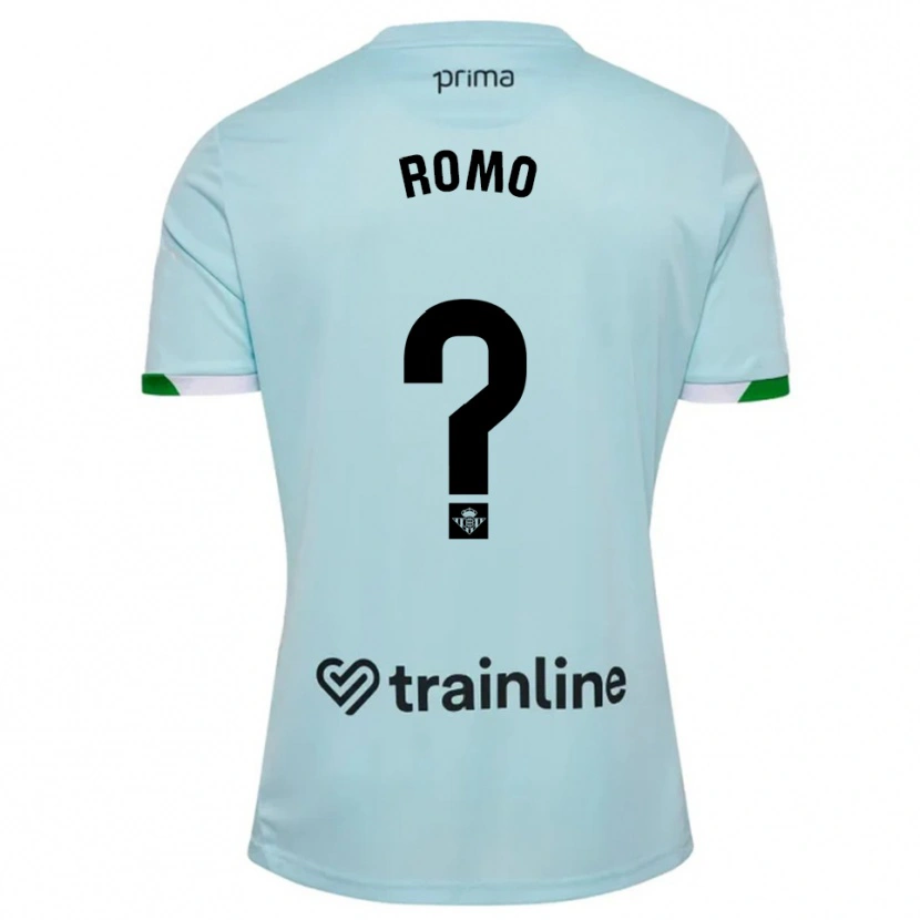 Danxen Mann Darío Romo #0 Lyseblå Grønn Bortetrøye Drakt Trøye 2025/26 Skjorter T-Skjorte