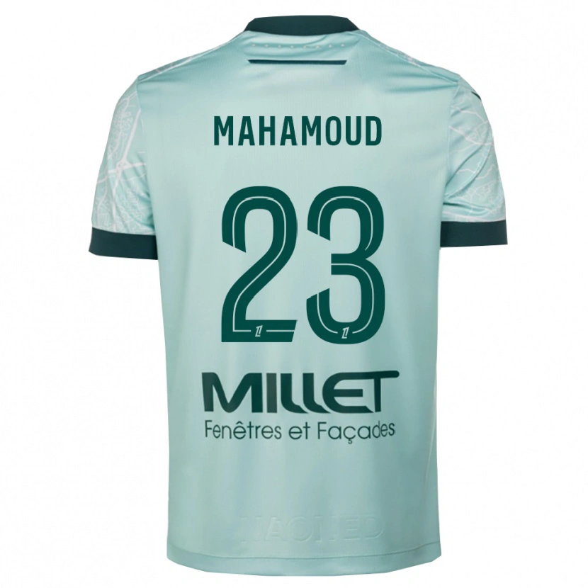 Danxen Mann Adel Mahamoud #23 Grønn Hvit Bortetrøye Drakt Trøye 2025/26 Skjorter T-Skjorte
