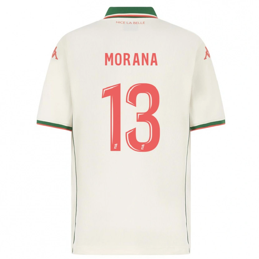 Danxen Mann Djelan Morana #13 Hvit Grønn Bortetrøye Drakt Trøye 2025/26 Skjorter T-Skjorte
