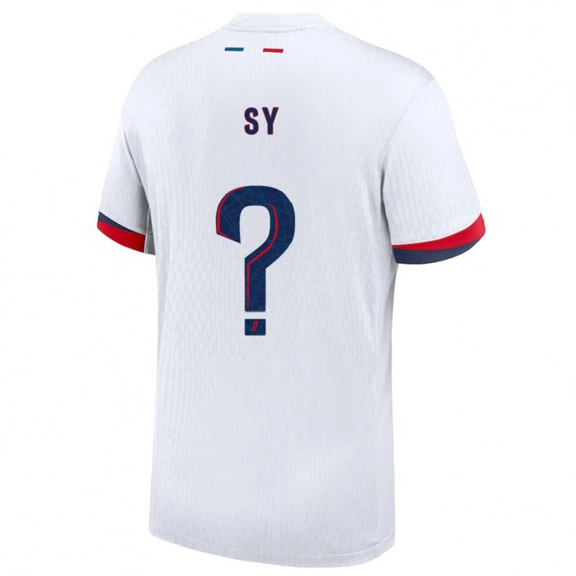 Danxen Mann Bocar Sy #0 Hvit Rød Bortetrøye Drakt Trøye 2025/26 Skjorter T-Skjorte