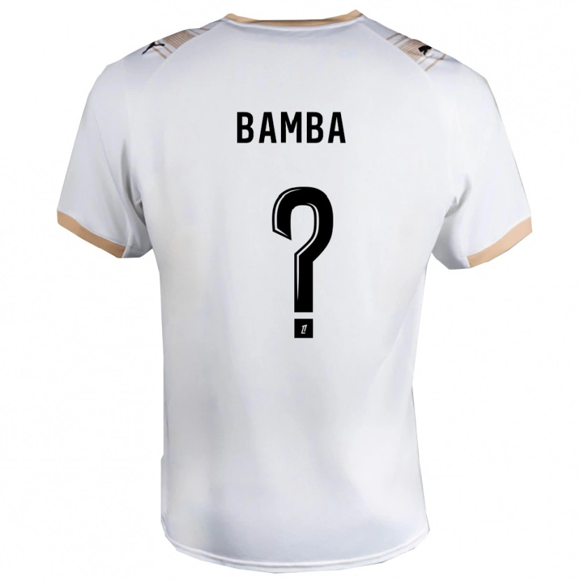 Danxen Mann Mohamed Bamba #0 Hvit Svart Bortetrøye Drakt Trøye 2025/26 Skjorter T-Skjorte