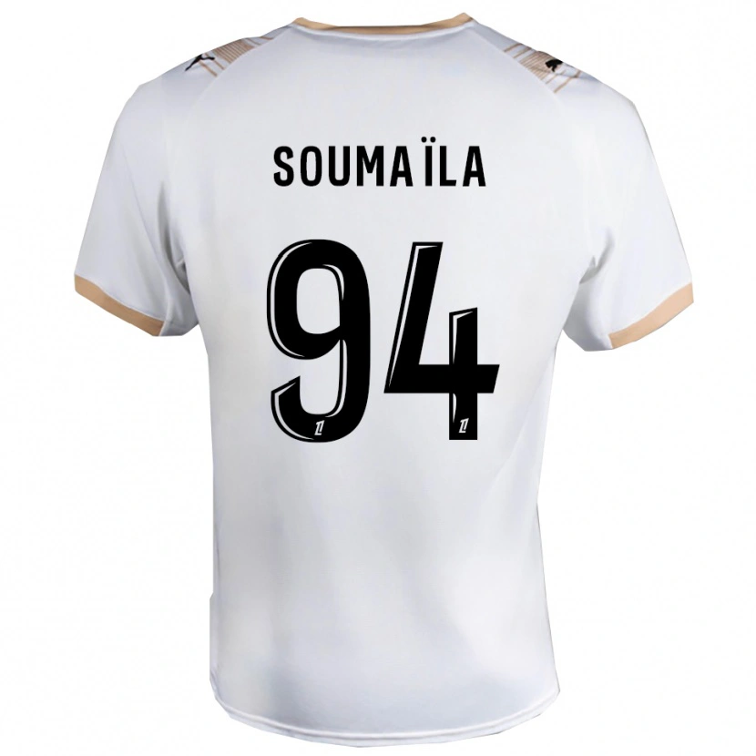 Danxen Mann Soumaïla Sylla #94 Hvit Svart Bortetrøye Drakt Trøye 2025/26 Skjorter T-Skjorte