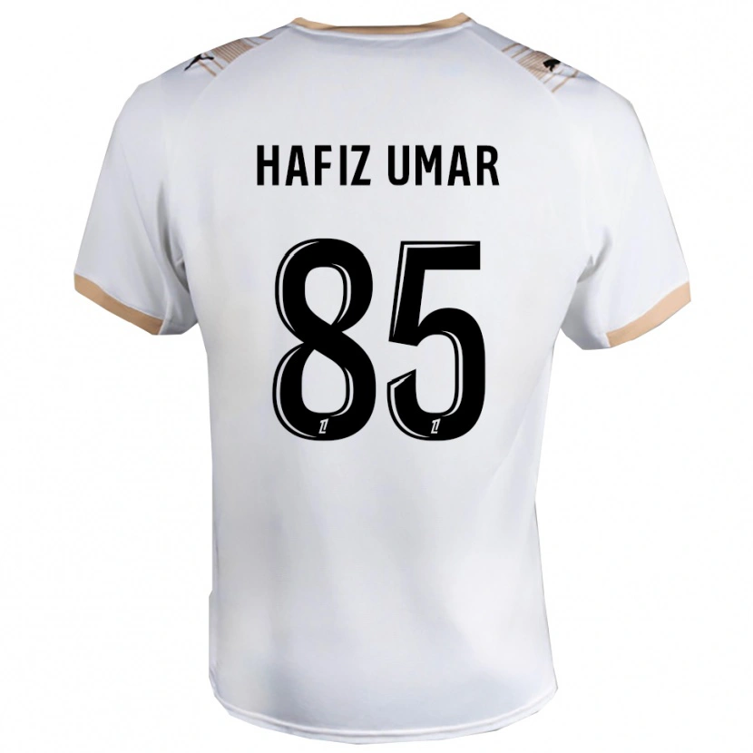 Danxen Mann Ibrahim Hafiz Umar #85 Hvit Svart Bortetrøye Drakt Trøye 2025/26 Skjorter T-Skjorte