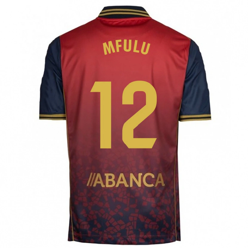 Danxen Mann Nuke Mfulu #12 Rød Marineblå Bortetrøye Drakt Trøye 2025/26 Skjorter T-Skjorte