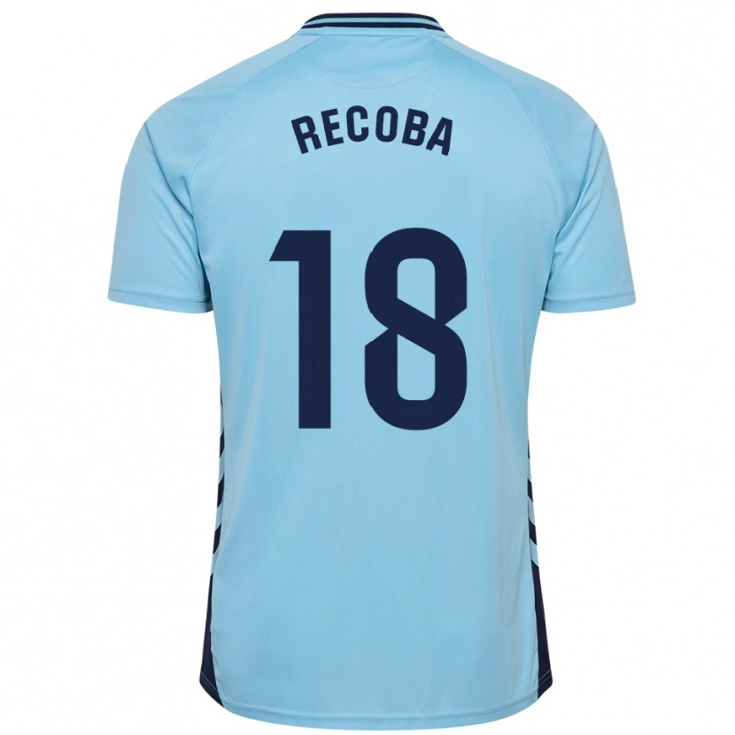 Danxen Mann Jeremía Recoba #18 Lyseblå Bortetrøye Drakt Trøye 2025/26 Skjorter T-Skjorte