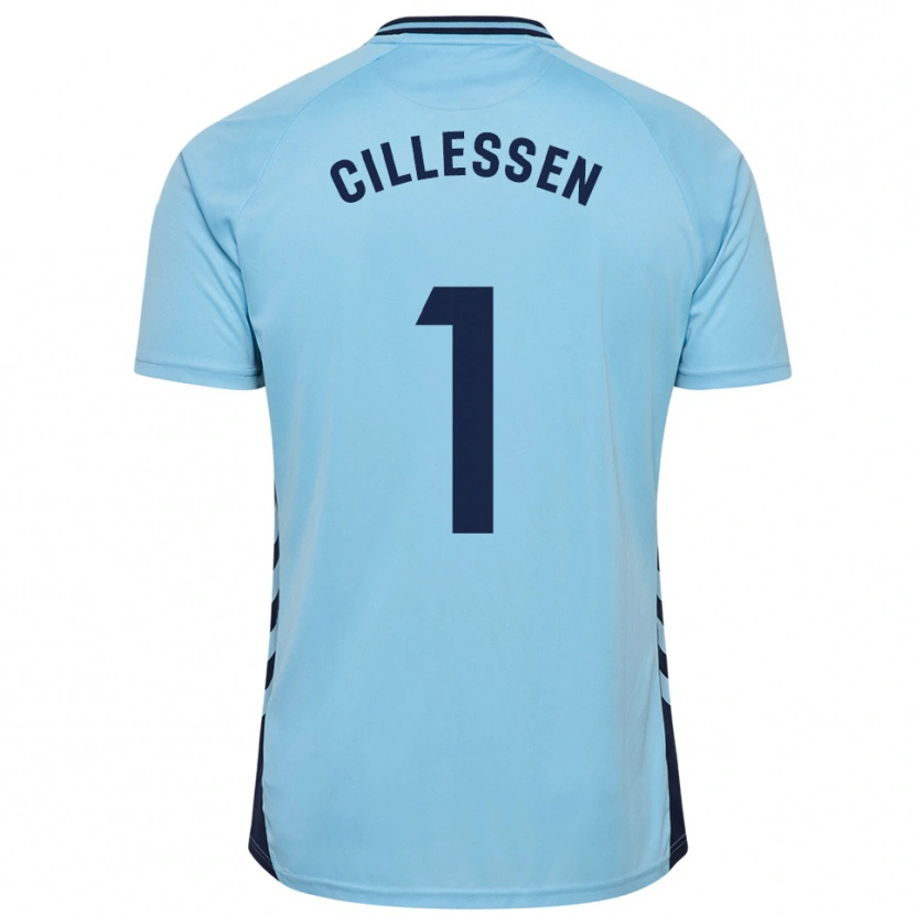 Danxen Mann Jasper Cillessen #1 Lyseblå Bortetrøye Drakt Trøye 2025/26 Skjorter T-Skjorte