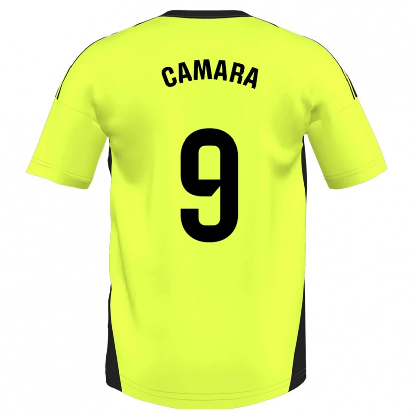 Danxen Mann Aaron Cámara #9 Fluorescerende Gul Bortetrøye Drakt Trøye 2025/26 Skjorter T-Skjorte