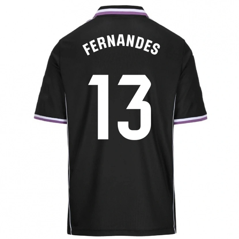 Danxen Mann Guilherme Fernandes #13 Lilla Svart Bortetrøye Drakt Trøye 2025/26 Skjorter T-Skjorte