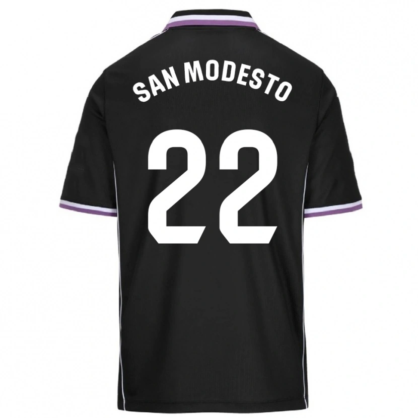 Danxen Mann Hugo San Modesto #22 Lilla Svart Bortetrøye Drakt Trøye 2025/26 Skjorter T-Skjorte