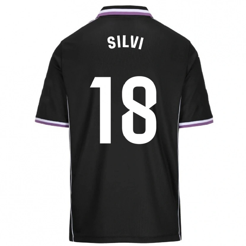 Danxen Mann Silvia Fernandez Pocero #18 Lilla Svart Bortetrøye Drakt Trøye 2025/26 Skjorter T-Skjorte