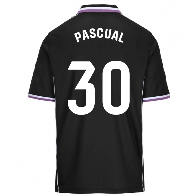 Danxen Mann Adrián Pascual #30 Lilla Svart Bortetrøye Drakt Trøye 2025/26 Skjorter T-Skjorte