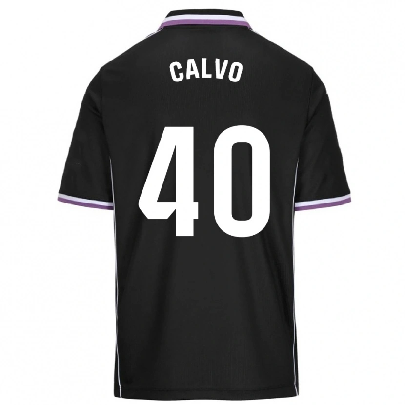 Danxen Mann Hugo Calvo #40 Lilla Svart Bortetrøye Drakt Trøye 2025/26 Skjorter T-Skjorte