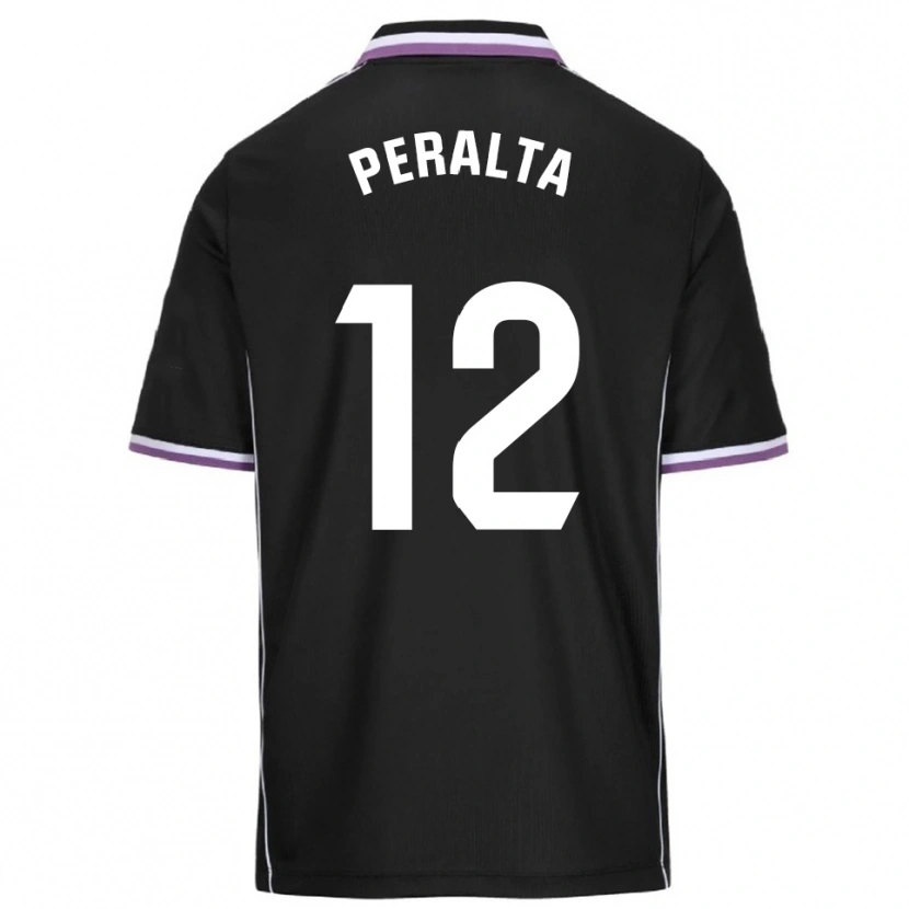 Danxen Mann Fernando Peralta #12 Lilla Svart Bortetrøye Drakt Trøye 2025/26 Skjorter T-Skjorte