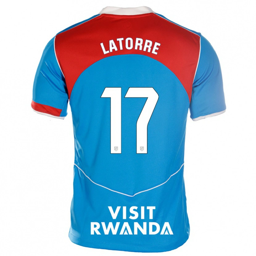 Danxen Mann Barbara Latorre #17 Blå Hvit Tredje Sett Drakt Trøye 2025/26 Skjorter T-Skjorte