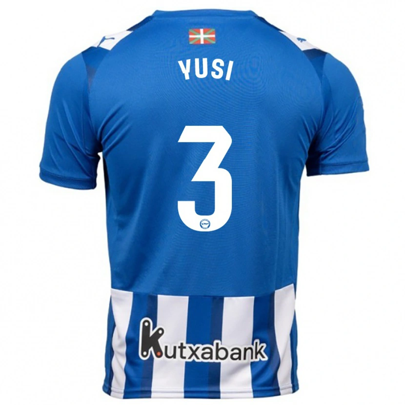 Danxen Dame Youssef Enríquez #3 Blå Hvit Hjemmetrøye Drakt Trøye 2025/26 Skjorter T-Skjorte