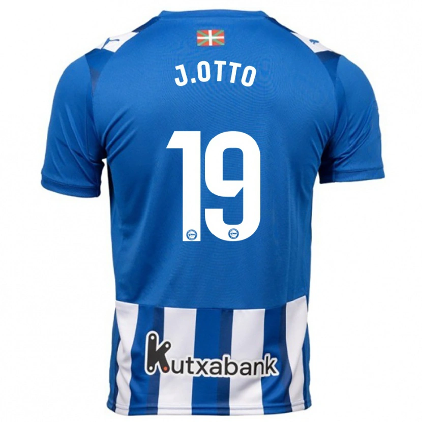 Danxen Dame Jonny Otto #19 Blå Hvit Hjemmetrøye Drakt Trøye 2025/26 Skjorter T-Skjorte