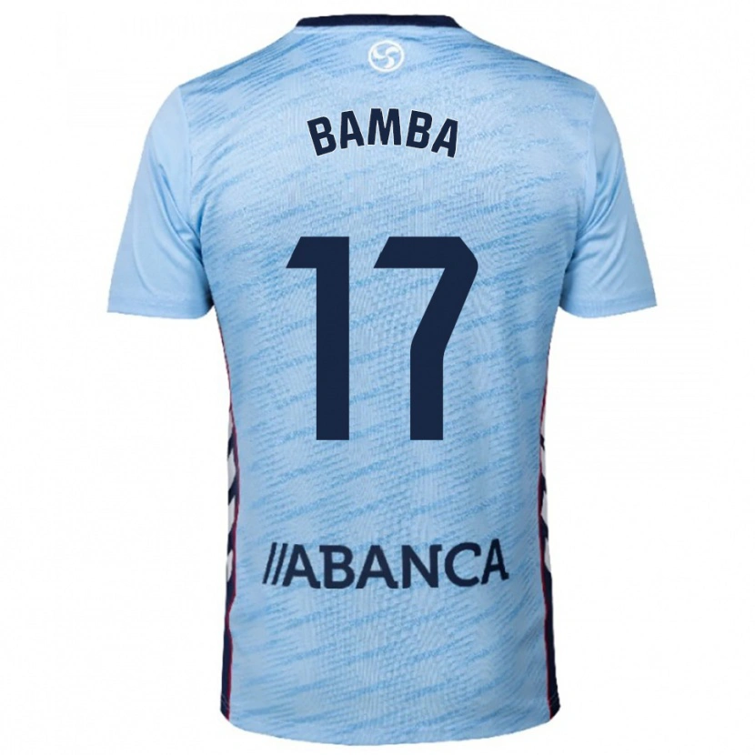 Danxen Dame Jonathan Bamba #17 Lyseblå Rød Hjemmetrøye Drakt Trøye 2025/26 Skjorter T-Skjorte