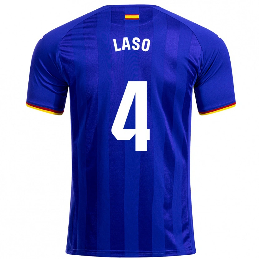 Danxen Dame Lucas Laso #4 Blå Rød Gul Hjemmetrøye Drakt Trøye 2025/26 Skjorter T-Skjorte