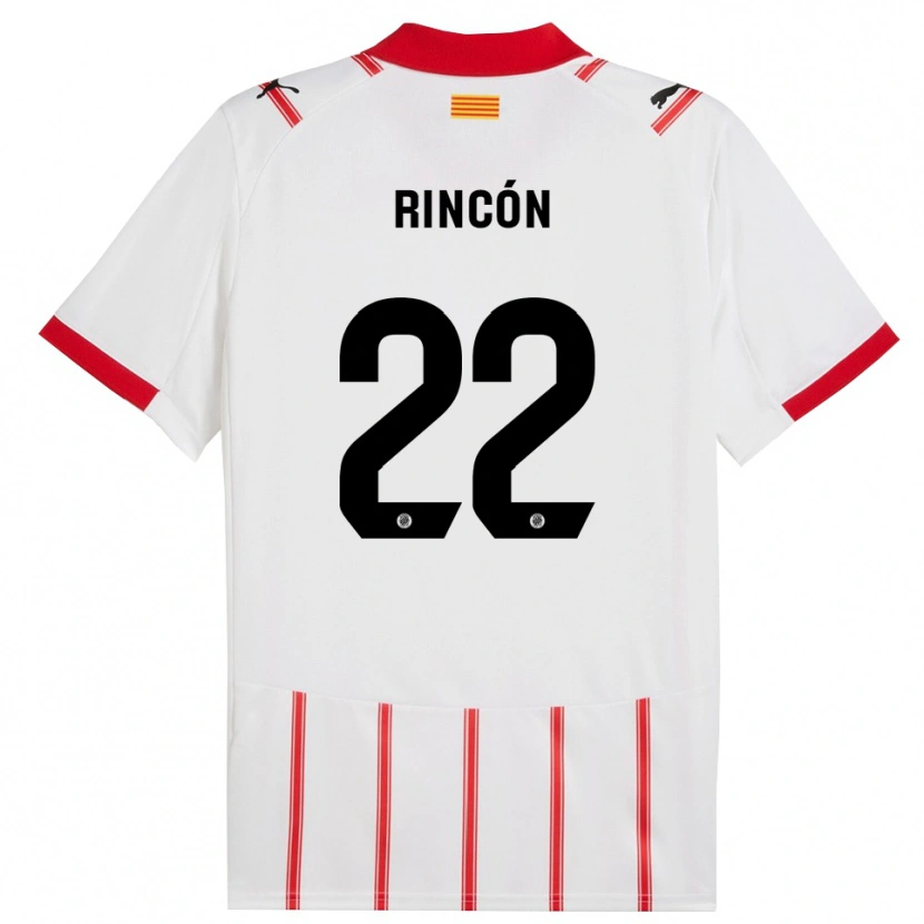Danxen Dame Hugo Rincón #22 Hvit Rød Hjemmetrøye Drakt Trøye 2025/26 Skjorter T-Skjorte