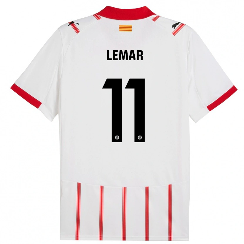 Danxen Dame Thomas Lemar #11 Hvit Rød Hjemmetrøye Drakt Trøye 2025/26 Skjorter T-Skjorte